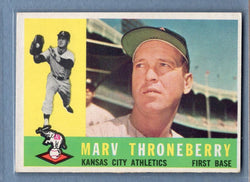 1960 Topps #436 Marv Throneberry(a) EX   GO550