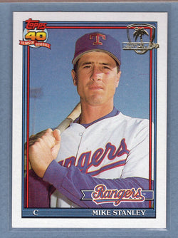 1991 Topps Desert Shield #409 Mike Stanley  NM  GO600