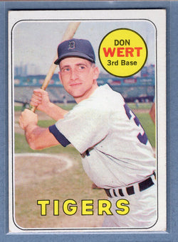 1969 Topps #443 Don Wert (b) EX  GO602