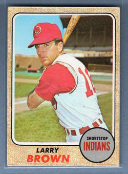 1968 Topps #197 Larry Brown EX-MT  GO534