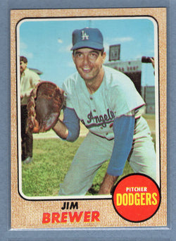 1968 Topps #298 Jim Brewer (a)  EX-MT  GO550