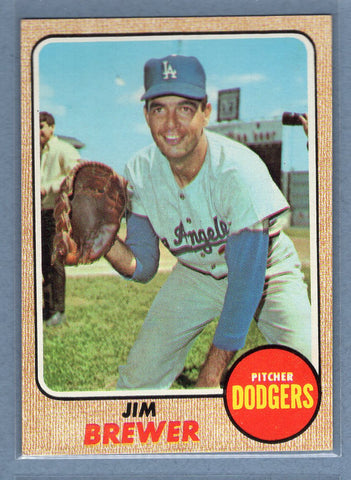 1968 Topps #298 Jim Brewer (a)  EX-MT  GO550
