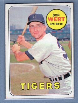 1969 Topps #443 Don Wert (c) EX  GO602