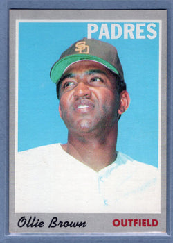 1970 Topps #130 Ollie Brown VG-EX(1)