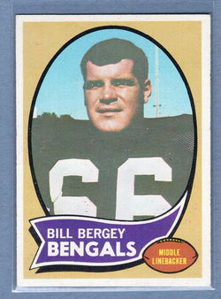 1970 Topps #168 Bill Bergey (R) EX-MT  GO241