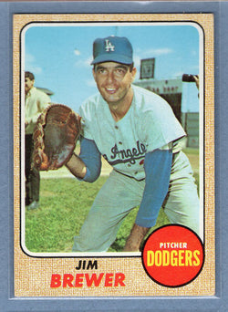 1968 Topps #298 Jim Brewer (b)  EX-MT  GO550