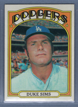 1972 Topps #63 Duke Sims (b) EX-MT  GO544