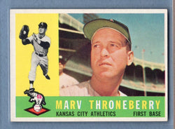 1960 Topps #436 Marv Throneberry(b) EX   GO550