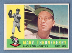 1960 Topps #436 Marv Throneberry(c) EX   GO550