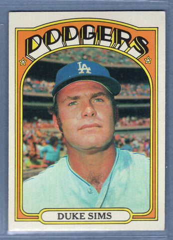 1972 Topps #63 Duke Sims (C) EX-MT  GO544
