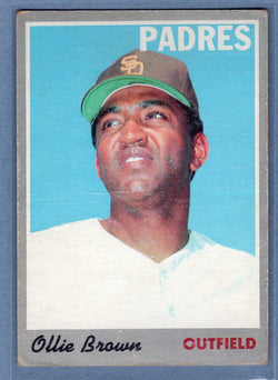 1970 Topps #130 Ollie Brown VG-EX(2)