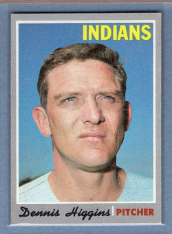 1970 Topps #257 Dennis Higgins  EX-MT  GO450