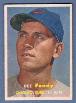 1957 Topps #42 Dee Fondy VG-EX  GO215