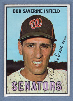 1967 Topps #27 Bob Saverine EX  GO215