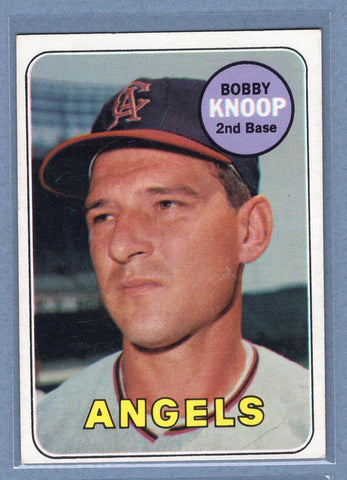 1969 Topps #445 Bobby Knoop (a) EX-MT  GO602