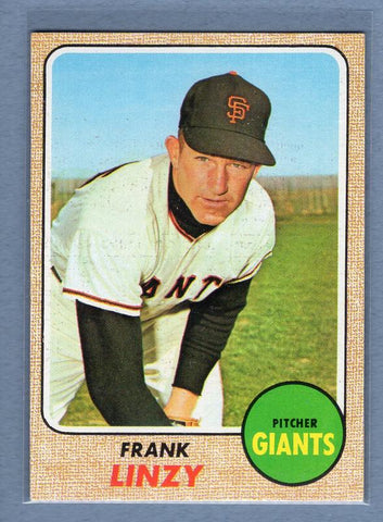 1968 Topps #147 Frank Linzy EX-MT  GO588
