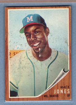 1962 Topps #186 Mack Jones (st) VG  GO301