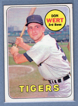 1969 Topps #443 Don Wert (e) EX  GO602
