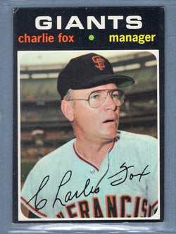 1971 Topps #517 Charlie Fox  EX  GO747