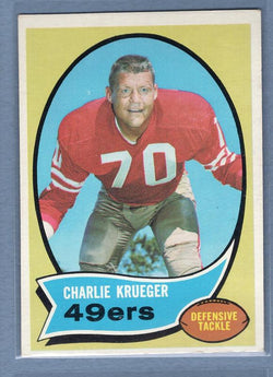 1970 Topps #186 Charlie Krueger EX   GO241B