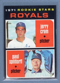 1971 Topps #247 Royals Rookies (b) EX-MT  GO340