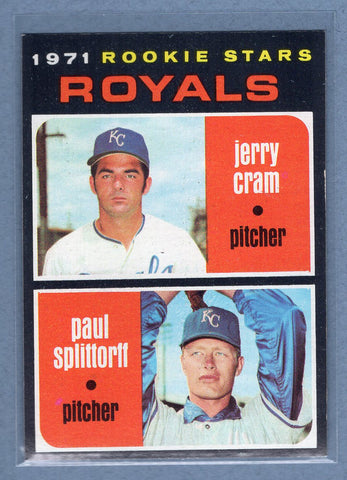 1971 Topps #247 Royals Rookies (b) EX-MT  GO340
