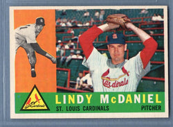 1960 Topps #195 Lindy McDaniel EX-MT  Set Break C
