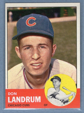 1963 Topps #113 Don Landrum NM-MT      GO105