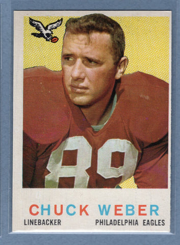 1959 Topps #94 Chuck Weber EX-MT  GO159