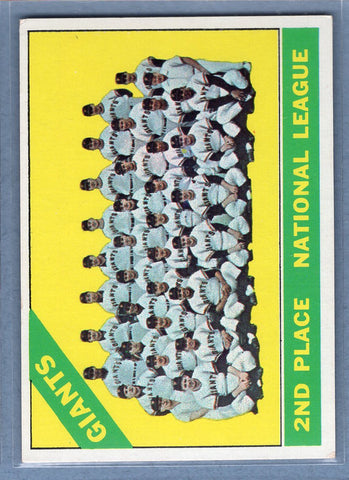 1966 Topps #19 Giants Team EX  GO152