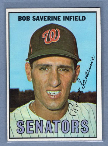 1967 Topps #27 Bob Saverine EX-MT  GO523