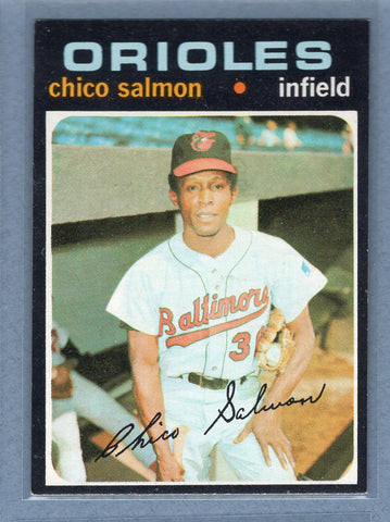 1971 Topps #249 Chico Salmon  (a) EX-MT  GO340