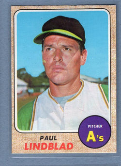 1968 Topps #127 Paul Linblad(a) EX  GO250