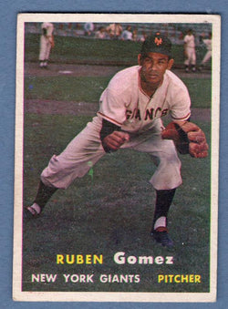 1957 Topps #58 Ruben Gomez VG  GO215