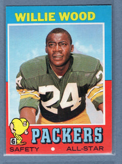 1971 Topps #55 Willie Wood (HOF) (c) EX-MT  GO600