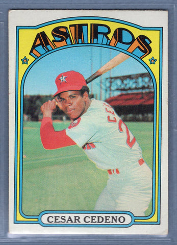 1972 Topps #65 Cesar Cedeno (d) EX-MT  GO544