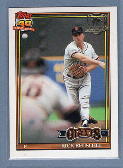 1991 Topps Desert Shield #422 Rick Reuschel  NM  GO600