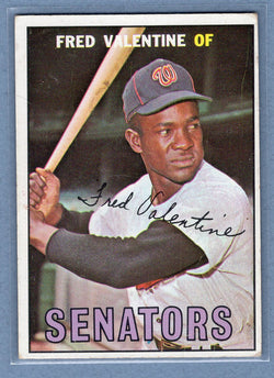 1967 Topps #64 Fred Valentine (wr) VG  GO215