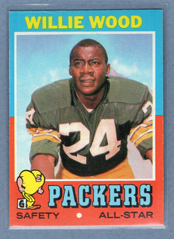 1971 Topps #55 Willie Wood (HOF) (e) EX-MT  GO600