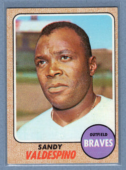 1968 Topps #304 Sandy Valdespino (c)  EX-MT  GO550
