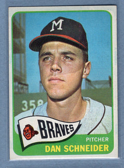1965 Topps #366 Dan Schneider (b) VG-EX  GO375