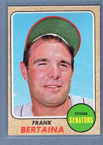 1968 Topps #131 Frank Bertaina EX  GO250