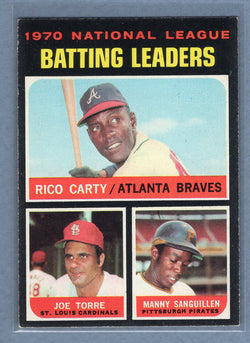 1971 Topps #62 N.L Batting Leaders(b) EX  GO950