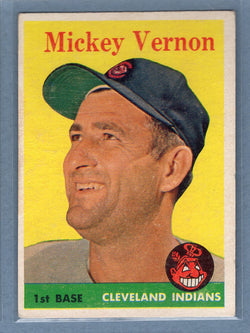 1958 Topps #233 Mickey Vernon (a) VG  GO501
