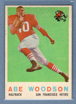 1959 Topps #102 Abe Woodson EX-MT  GO159