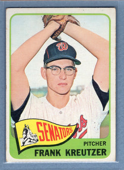 1965 Topps #371 Frank Kreutzer (b) VG  GO375