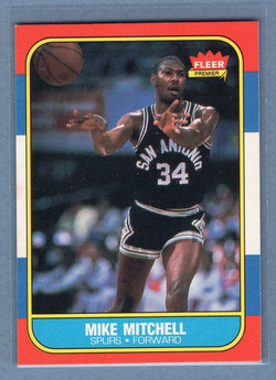 1986 Fleer #74 Mike Mitchell (1) EX-MT