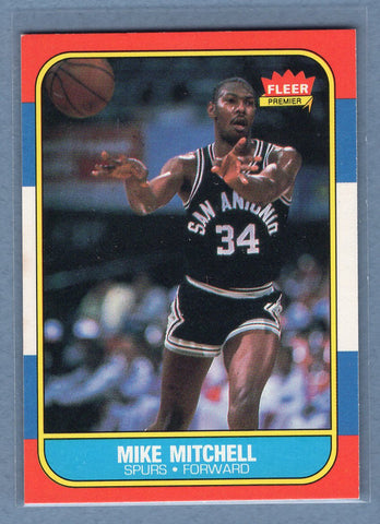 1986 Fleer #74 Mike Mitchell (1) EX-MT