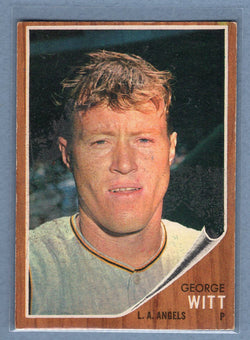 1962 Topps #287 George Witt (a)(st) VG  GO301