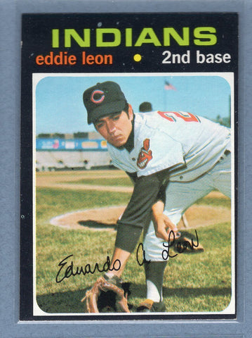 1971 Topps #252 Eddie Leon (mk) (a) VG  GO340